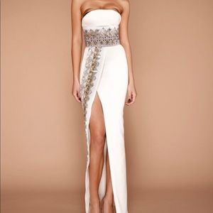 Galanni size UK 10 dress in white